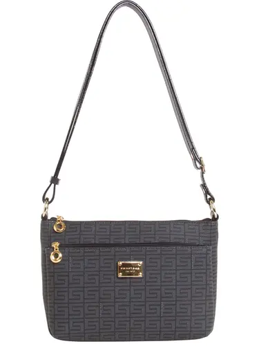 Bolsa Transversal Smartbag Veneza Preto Medio 85024.25