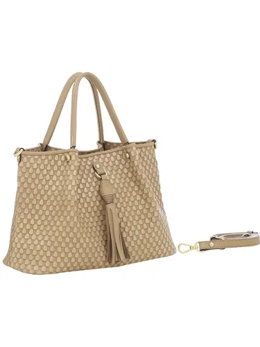 Bolsa Tote Couro Drops Blush Media 78061.25
