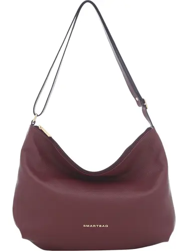 Bolsa Hobo Couro Burgundy Grande 78084.25