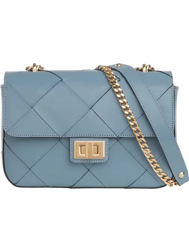 Bolsa Tiracolo Couro Tresse Caribe Media 79013.26