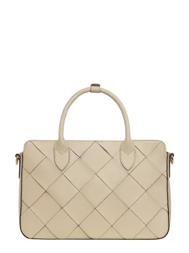 Bolsa Tote Couro Tresse G Manteiga Grande 79014.26