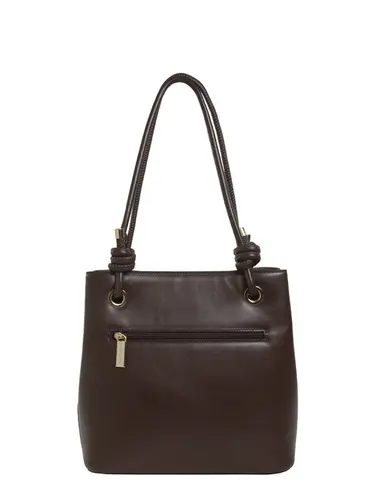 Bolsa Tote Couro Marrom Media 79018.26