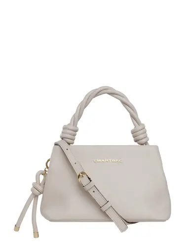 Bolsa de Mão Couro Marfim Pequena 79017.26