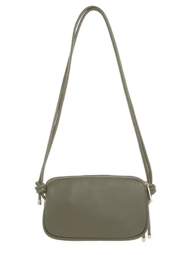 Bolsa Transversal Couro Militar Pequena 79016.26