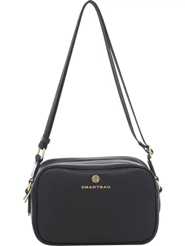 Bolsa Transversal Couro Preto Media 78078.25