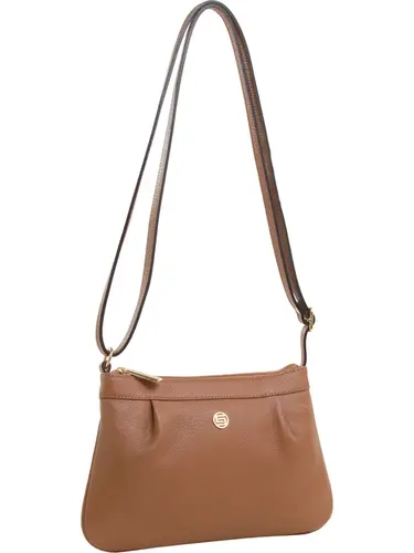 Bolsa Transversal Couro Caramelo Pequena 79082.26