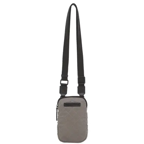 Bolsa Transversal Smartbag Nylon Gray - Preto - 88040.24