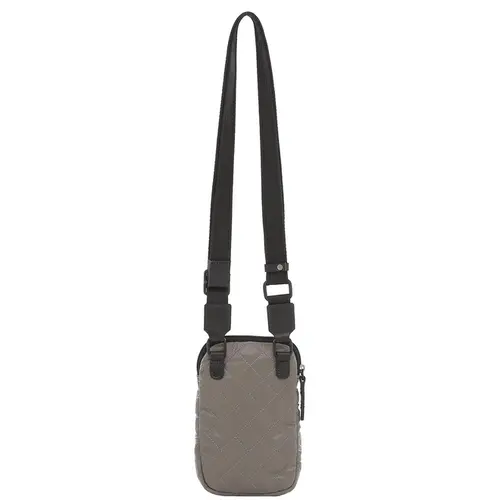 Bolsa Transversal Smartbag Nylon Gray - Preto - 88040.24