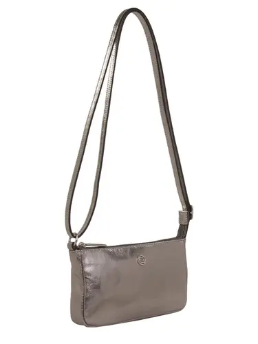 Bolsa Transversal Couro Inox Pequena 79053.26