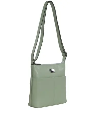Bolsa Transversal Smartbag Couro Menta 85207.25