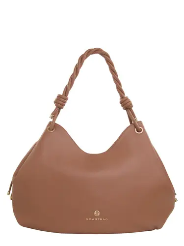 Bolsa Tiracolo Couro Mocha Mousse Media 79019.26