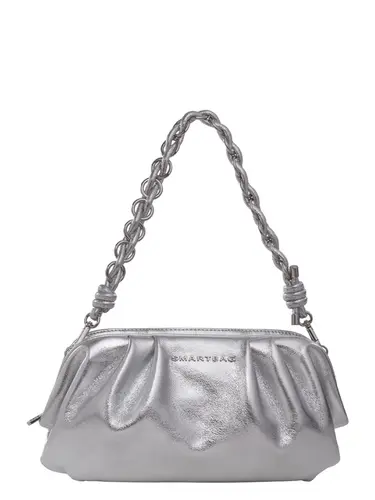 Bolsa Tiracolo Metalizado Prata 79002.26