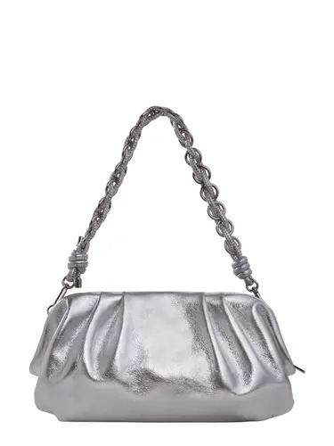 Bolsa Tiracolo Metalizado Prata 79002.26