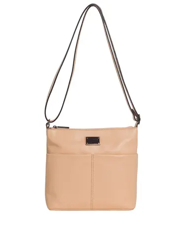 Bolsa Transversal Smartbag Couro Pessego 85207.25