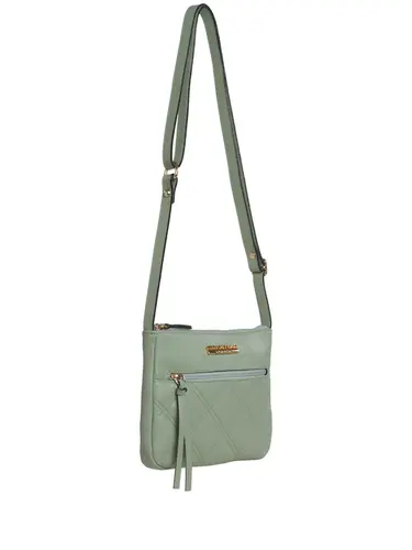 Bolsa Transversal Couro Menta 85200.25