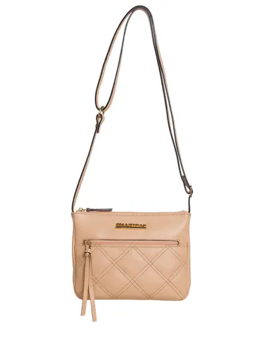 Bolsa Transversal Couro Pessego 85200.25