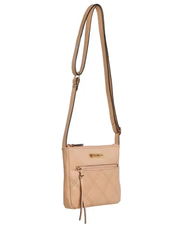 Bolsa Transversal Couro Pessego 85200.25