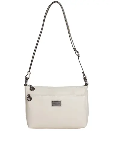 Bolsa Transversal Couro Off White Media 85237.25