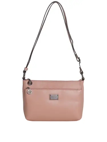 Bolsa Transversal Couro Blush Media 85237.25
