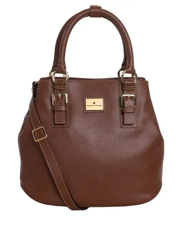 Bolsa Couro Alça de Mão Marrom 85238.25