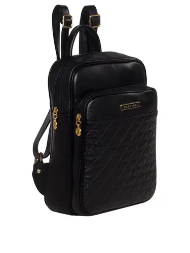 Mochila Couro Preta Pequena 79185.16