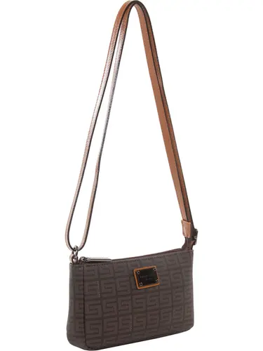 Bolsa Transversal Smartbag Veneza Chocolate/Caramelo 85017.25