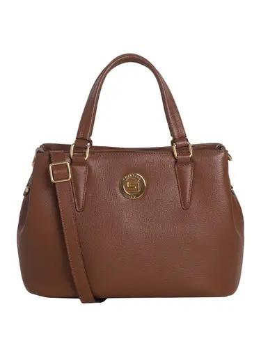 Bolsa Transversal Couro Marrom 85240.25