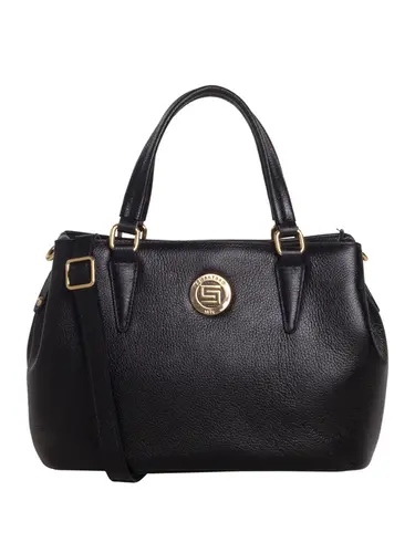 Bolsa Transversal Couro Preto 85240.25