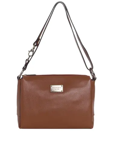Bolsa Tiracolo Couro Whisky Media 85216.25