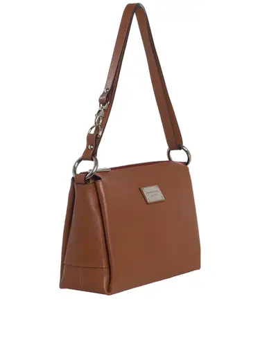 Bolsa Tiracolo Couro Whisky Media 85216.25