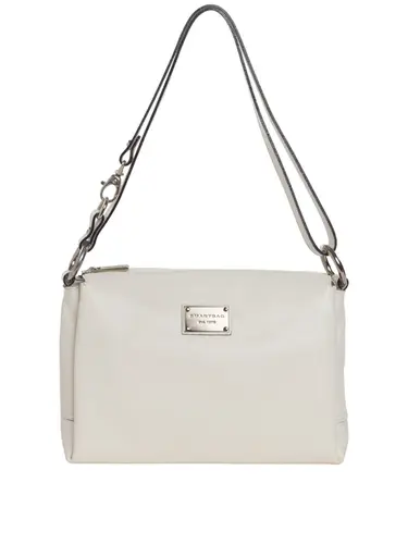 Bolsa Tiracolo Couro Off White Media  85216.25