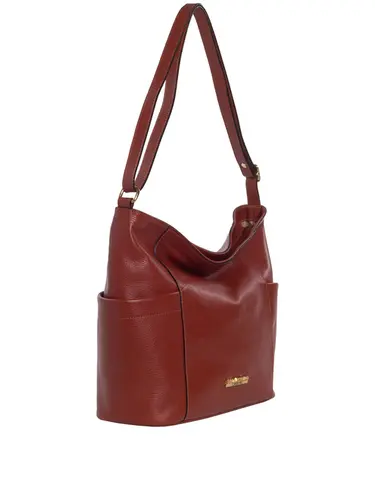 Bolsa Tiracolo Couro Whisky Grande 85220.25