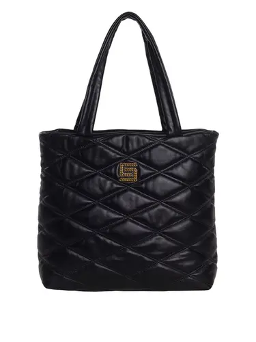 Bolsa Tiracolo Smartbag Couro Preto Grande 85222.25