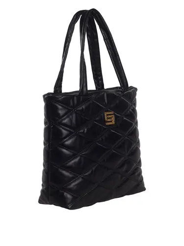 Bolsa Tiracolo Smartbag Couro Preto Grande 85222.25