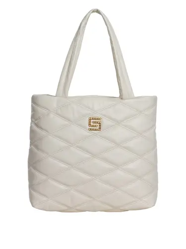 Bolsa Tiracolo Smartbag Couro Off White Grande 85222.25