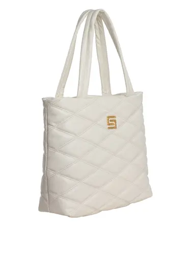 Bolsa Tiracolo Smartbag Couro Off White Grande 85222.25