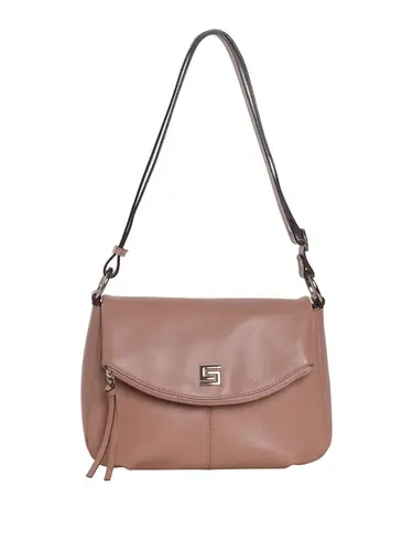 Bolsa Transversal Couro Blush Media 85235.25