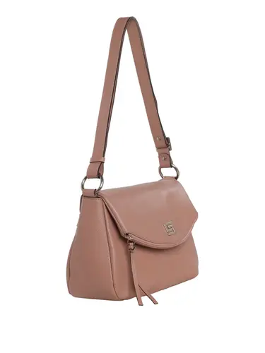 Bolsa Transversal Couro Blush Media 85235.25