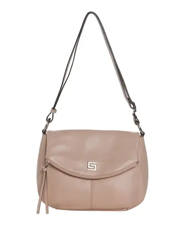 Bolsa Transversal Couro Nude Media 85235.25