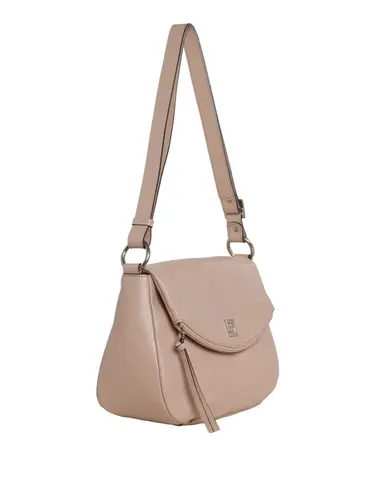 Bolsa Transversal Couro Nude Media 85235.25