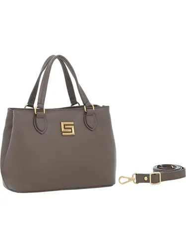Bolsa Transversal Couro Gray 76077.24