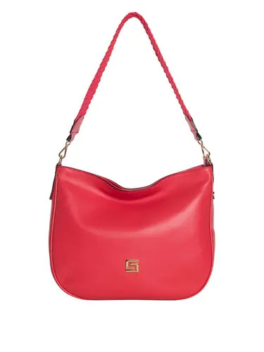 Bolsa Tiracolo Couro Goiaba Media 85241.25