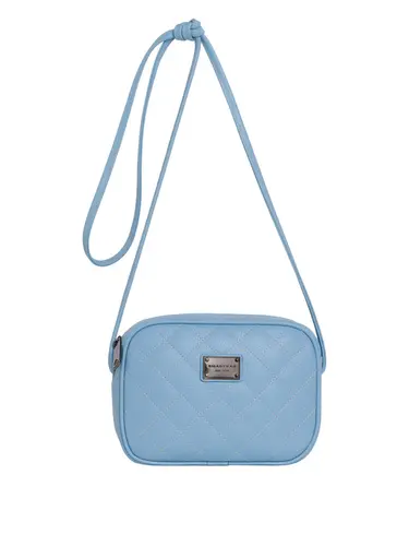 Minibag Transversal Couro Azul Bebe 85230.25