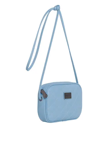 Minibag Transversal Couro Azul Bebe 85230.25