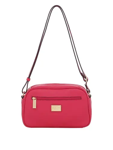 Bolsa Transversal Couro Pink Media 75194.24