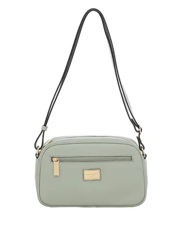 Bolsa Transversal Couro Menta Media 75194.24