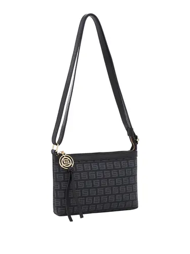 Bolsa Transversal Milano Preto Media 86005.24