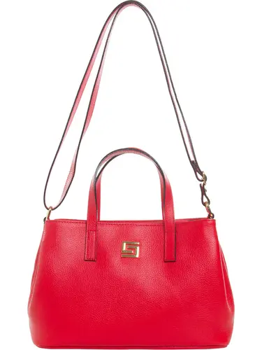 Bolsa Tote Couro Vermelho Grande 85226.25