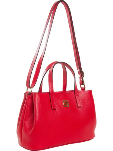 Bolsa Tote Couro Vermelho Grande 85226.25