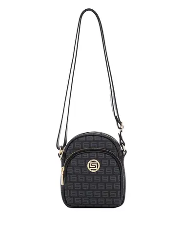 Bolsa Transversal Monograma Preto Pequena 86006.24